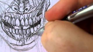 How To Draw Horror Face