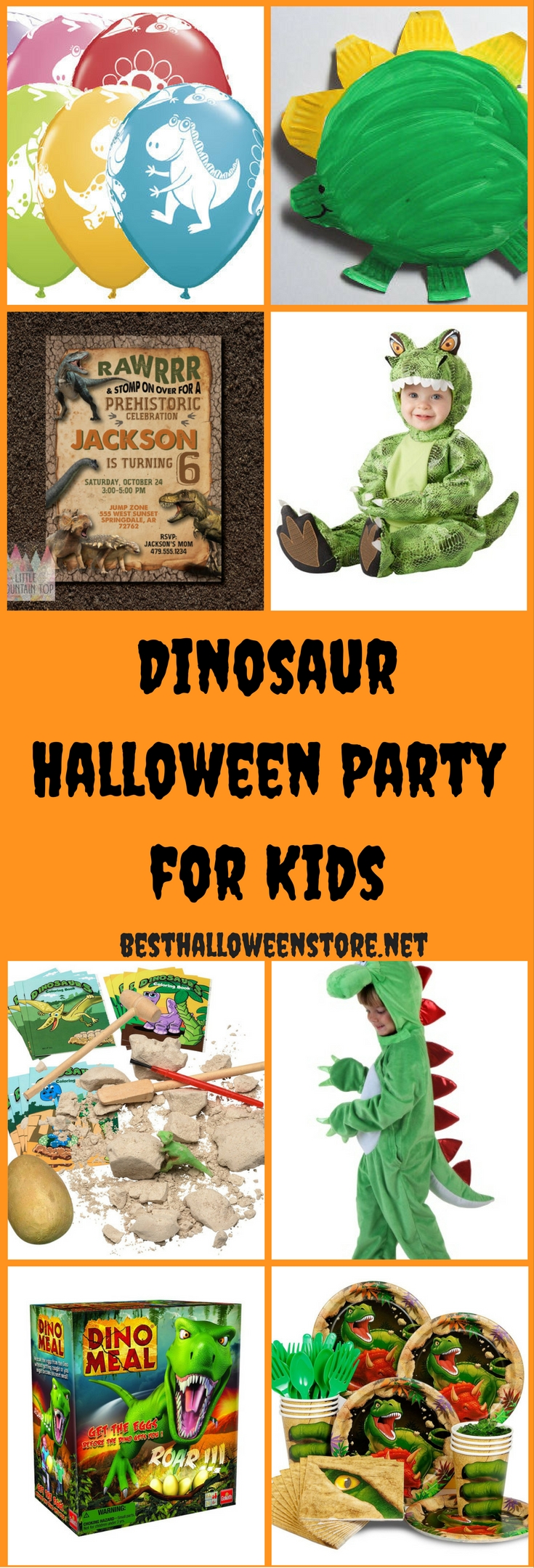 Dinosaur Halloween Party for Kids