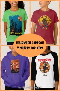 Halloween Cartoon T-Shirts for Kids