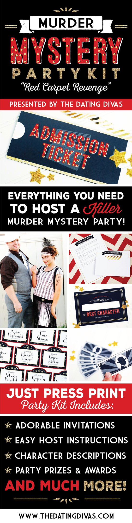 Murder Mystery Party Pack