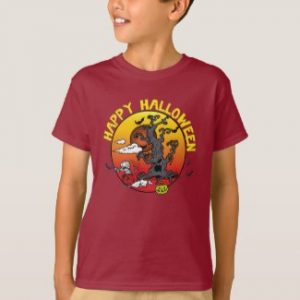 Personalize these Halloween Cartoon T-Shirts for Kids and Adults