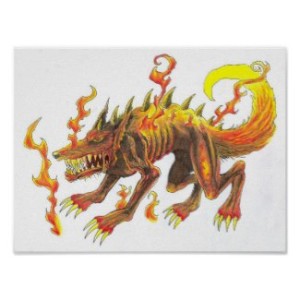 Draw Hellhound For Halloween