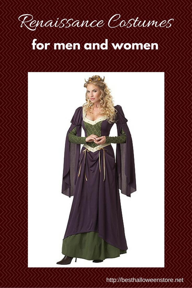 Renaissance Costumes for Men and Women